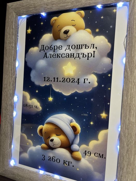 Бебешки визитки