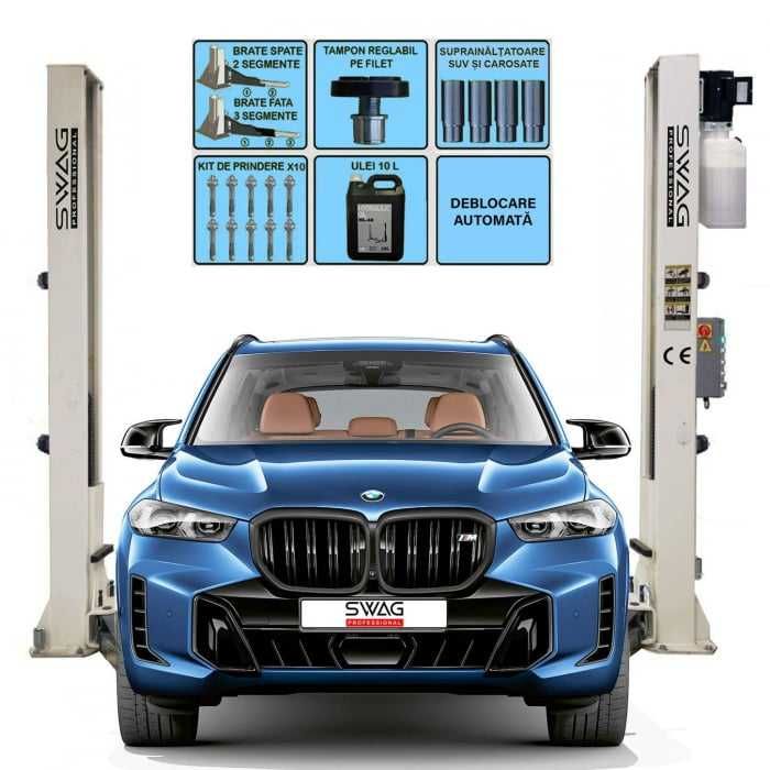 Elevator 2 coloane 4T blocaj electric 220V sau 380V, SWAG Automat