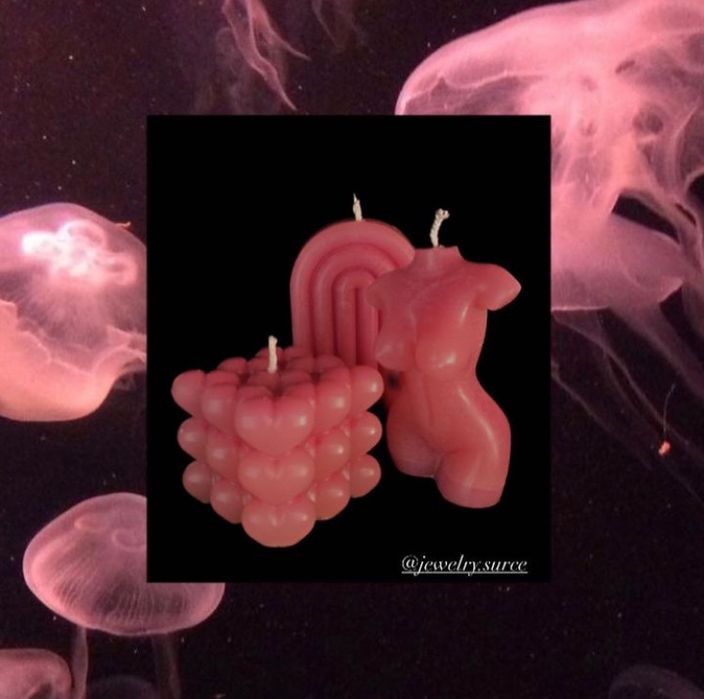 Ръчно изработени свещи (различни видове вие избирате цвят и аромат)