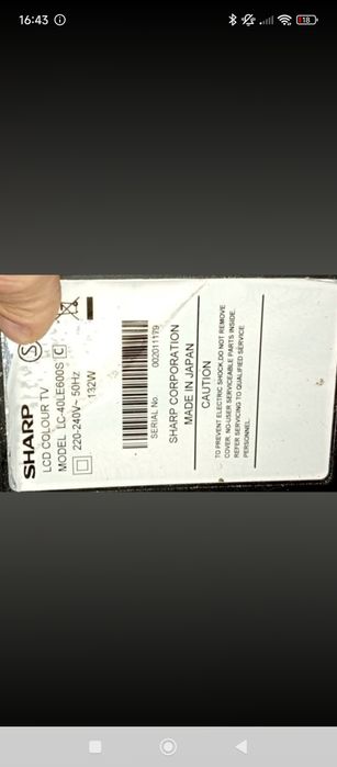 Placă și sursa TV SHARP