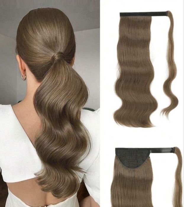 Синтетична коса, опашка