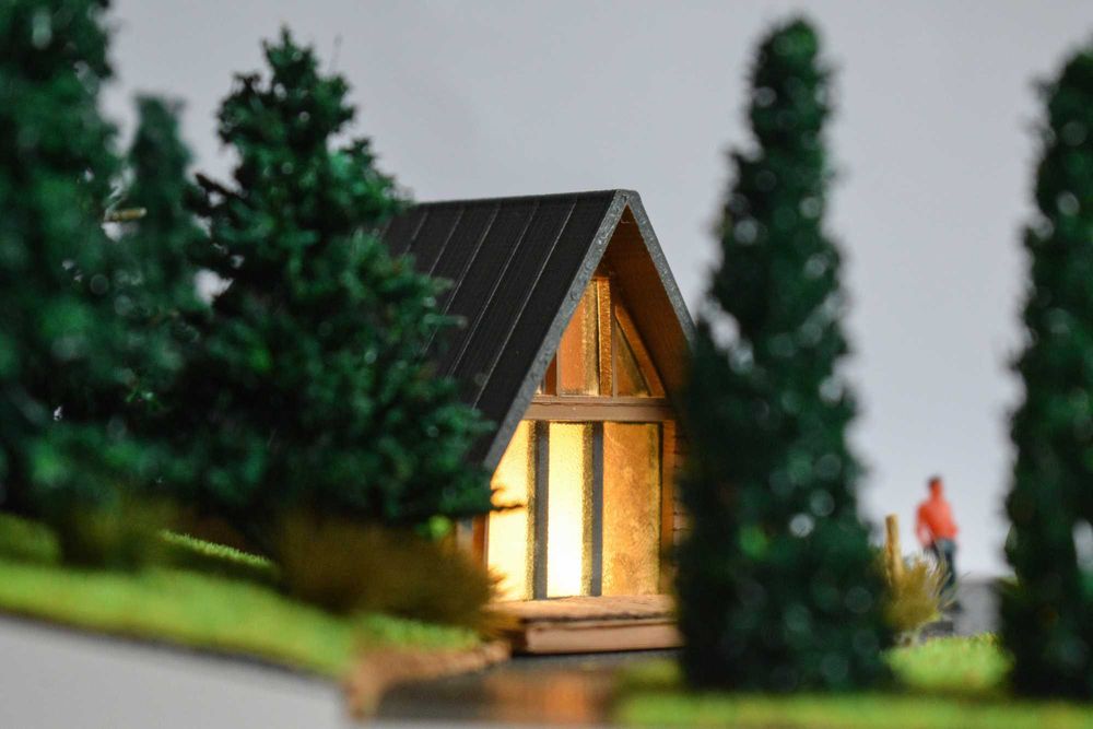 Diorama cadou-Locuinta ta in miniatura-Idei cadou-Machete&miniaturi.