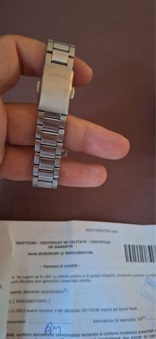 Vand ceas LORUS Sports WR  100ATM, dama PC22- X033putin folosit
