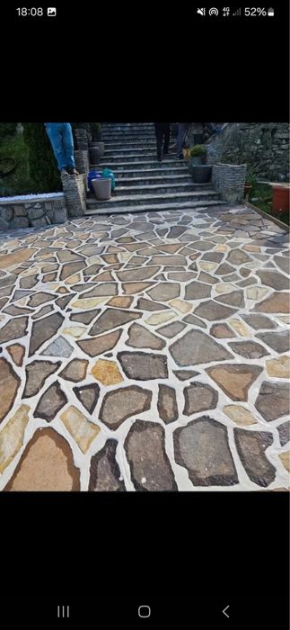 vand si montez pavaj din piatra naturala