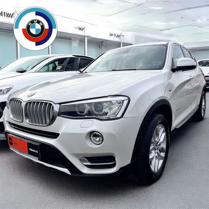 BMW X3 2.0d Aut Xdrive Xline Model190 PS Euro 6,Alb Metallizat,Nou Import