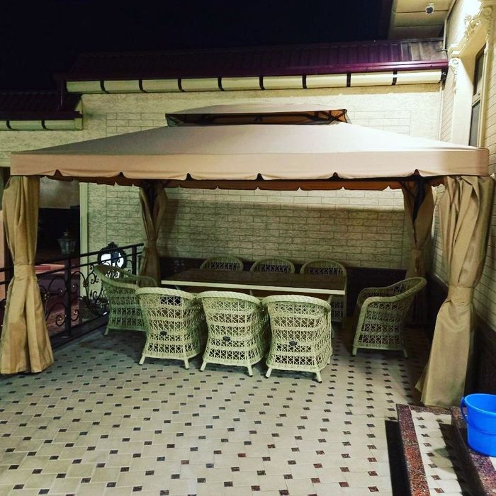 Садовый шатёр навес зонт 3×3 3×4 4  чихол×4 чихол