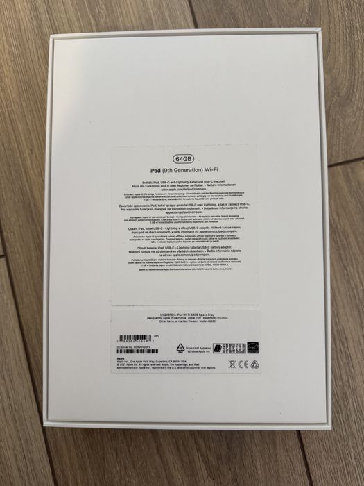 Apple iPad 9 (2021), 10.2 ", 64GB, Wi-Fi, Space Grey