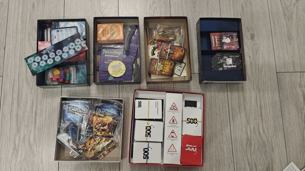 Настольные игры 6 разных