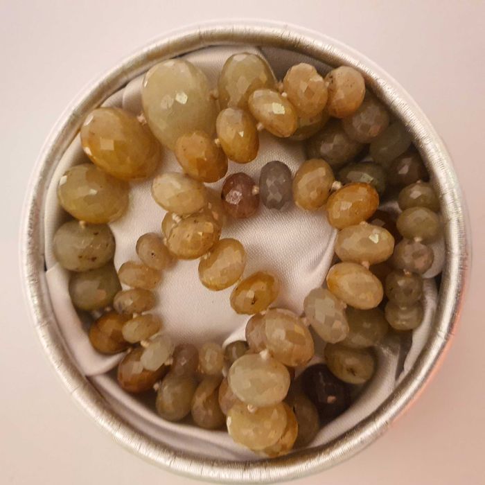 colier statement safire naturale mari