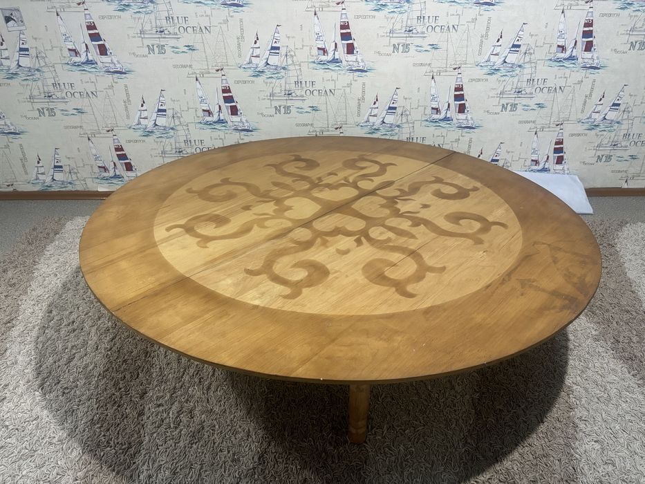 Складной круглы стол, диаметр 150 см