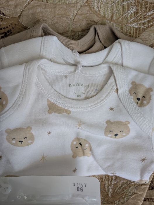 НОВИ боди -та дълъг ръкав Name it, H&M - 74 - 80 - 86
