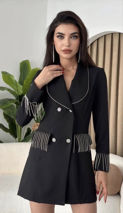 Рокля тип сако Shine