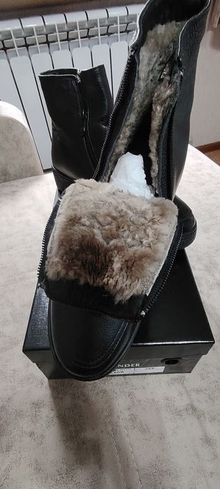 Мужские кожаные сапоги