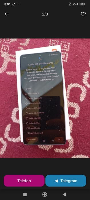 Redmi not 13pro garantiyali