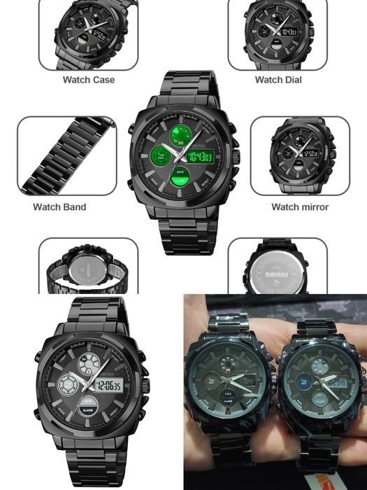 Skmei 1655/1673/1656/1251 suvga chidamli soatlar