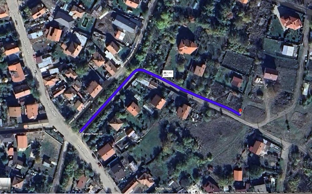 УПИ 515кв.м. с. Драговищица / 12км от София / Вода Ток Газ Канализация