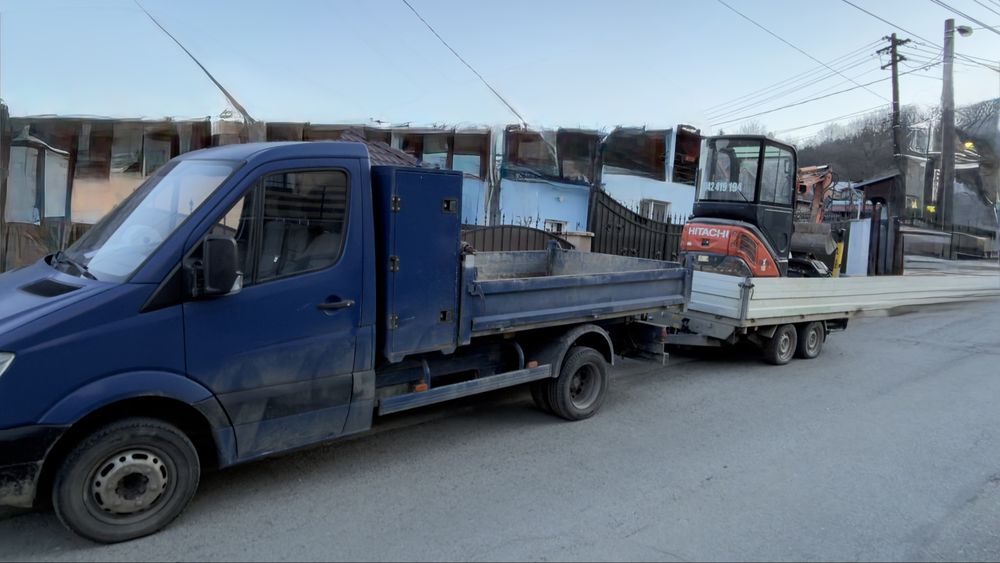 Transport moloz// marfa// mobila// nisip// diverse// excavari // sapaturi //nivelari. Mediaș