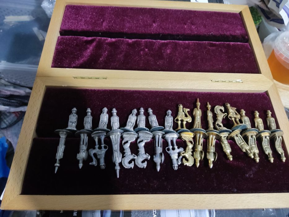 Шахматы Киргизстан,латунь