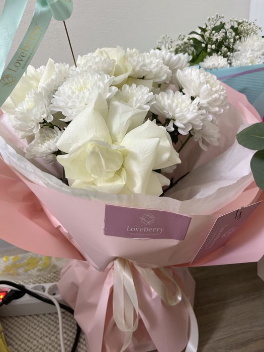 Букет цветов свежие