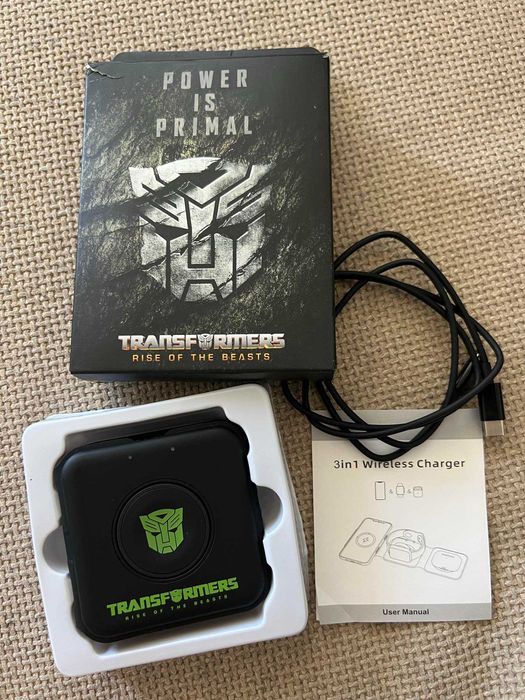 Безжично зарядно (3 in 1 Fast Charge Mat) Трансформърс
