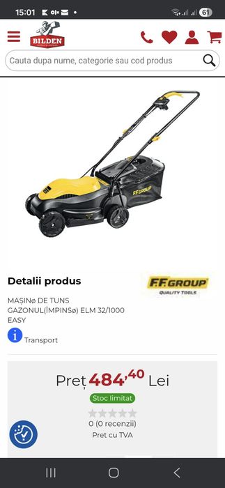 Mașina de tuns iarba