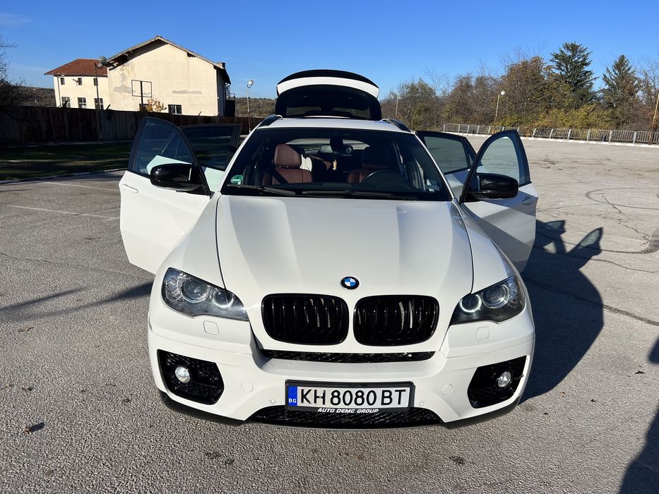 BMW X6 4.0d 306hp Червен салон