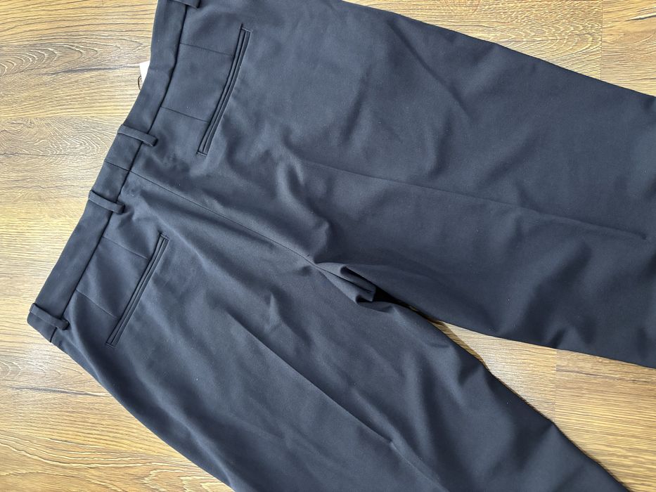Pantaloni eleganti de costum Zara 42 XL barbati