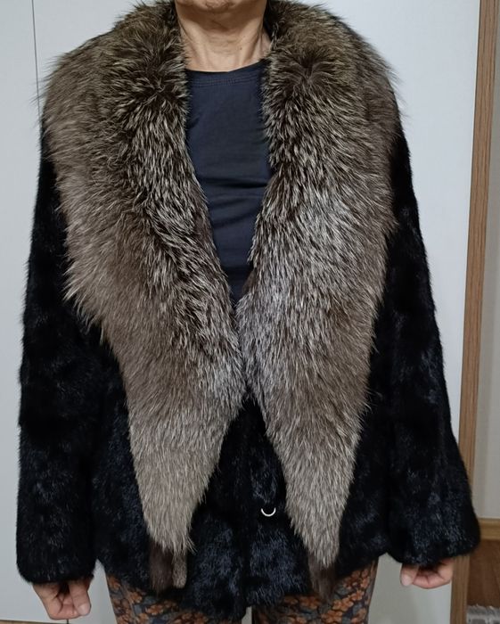 Норковая шуба короткая