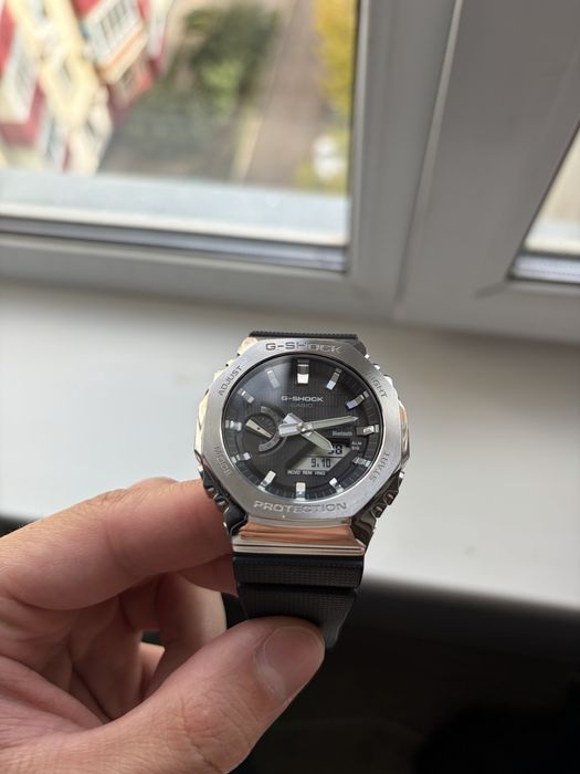 Кварцевые CASIO GBM-2100-1AER полимер, нержавеющая сталь