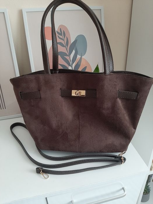 Нова чанта цвят кафе