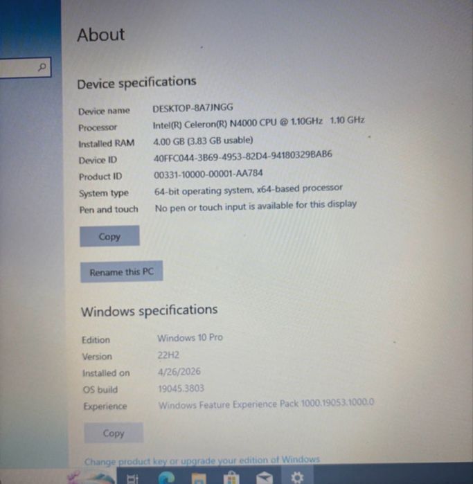 Laptop Asus X540M