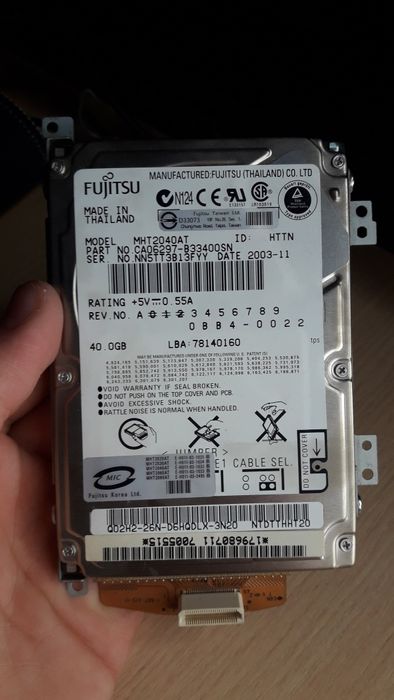 Запчасти от ноутбука