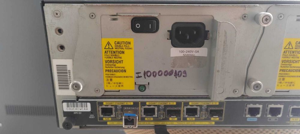 Cisco 7206VXR + NPE-G2 – Router Enterprise 2Gbps – Gigabit, BGP, MPLS