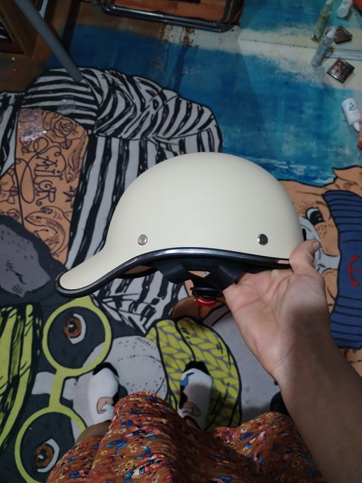 Шлем вело/мото беж