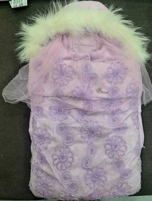 Зимний конверт на выписку