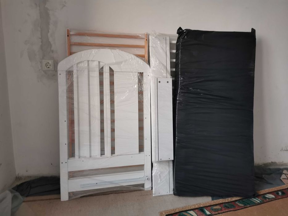 Ново_бебешко легло tymon 60x120 + матрак