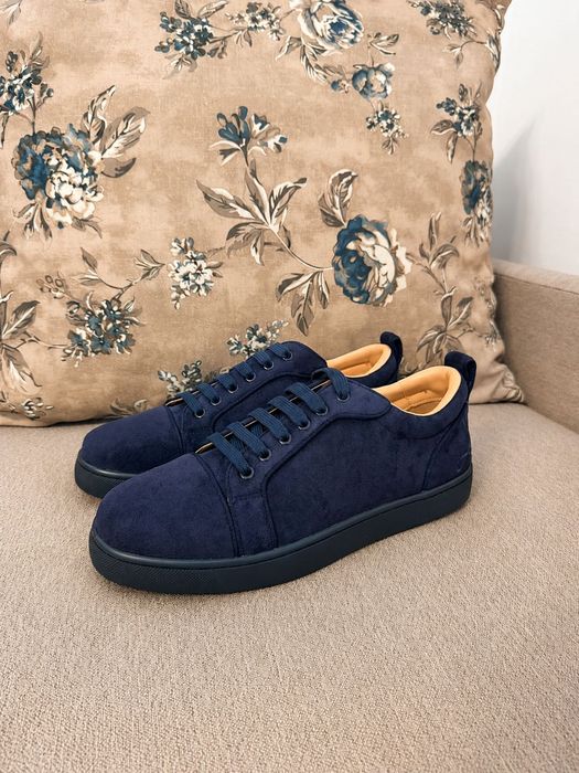 Adidasi Christian Louboutin Low Blue Edition