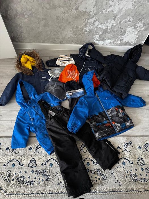 Куртки на мальчика шапки