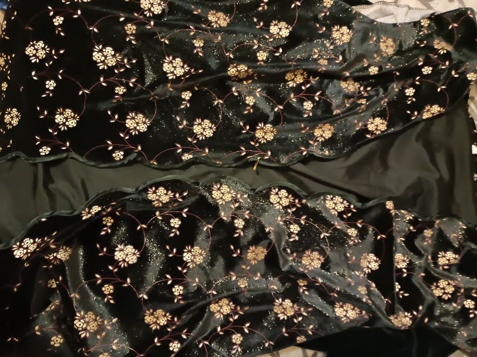 Платье велюровое