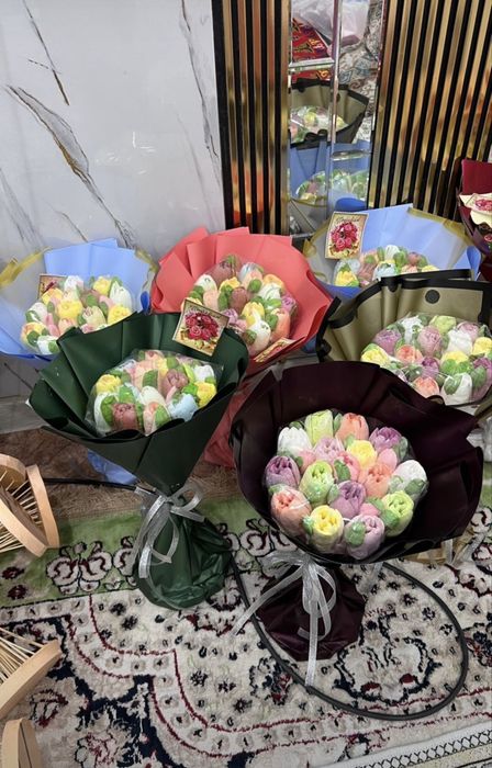 Зефирные тюльпаны цветы