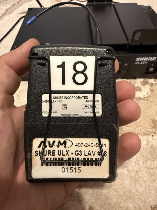 Shure ulxs instrument(ulxp4)