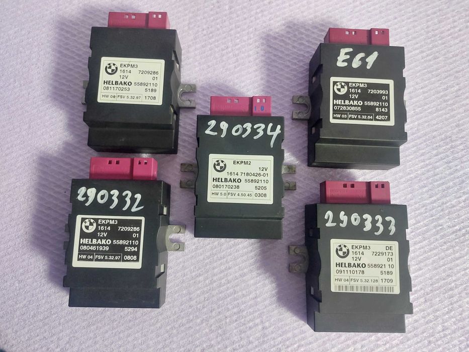 Modul control pompa combustibil alimentare BMW modele multiple