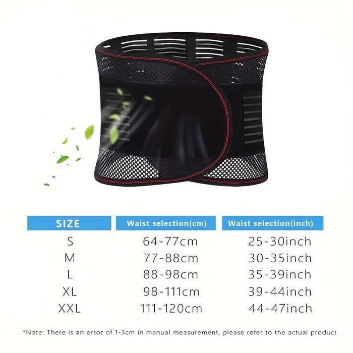 Коланза кръста с метални плъстини против дискова херния, за дископатия