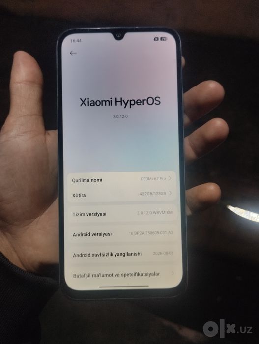 Redmi a7 pro sptladi