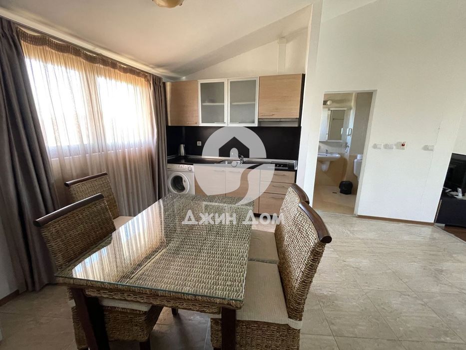 Двустаен мезонет с ПАНОРАМА МОРЕ в к-с Марина Kейп, гр. Ахелой