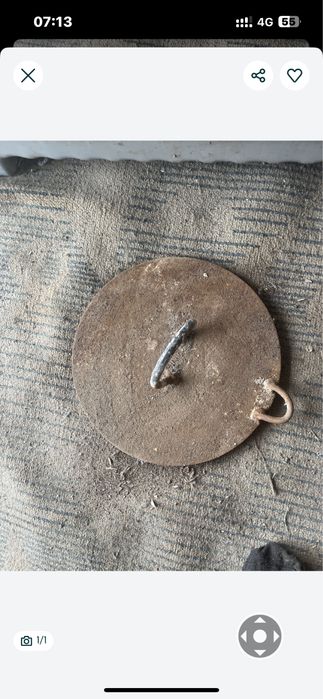 Крышка вместо кружков для печки