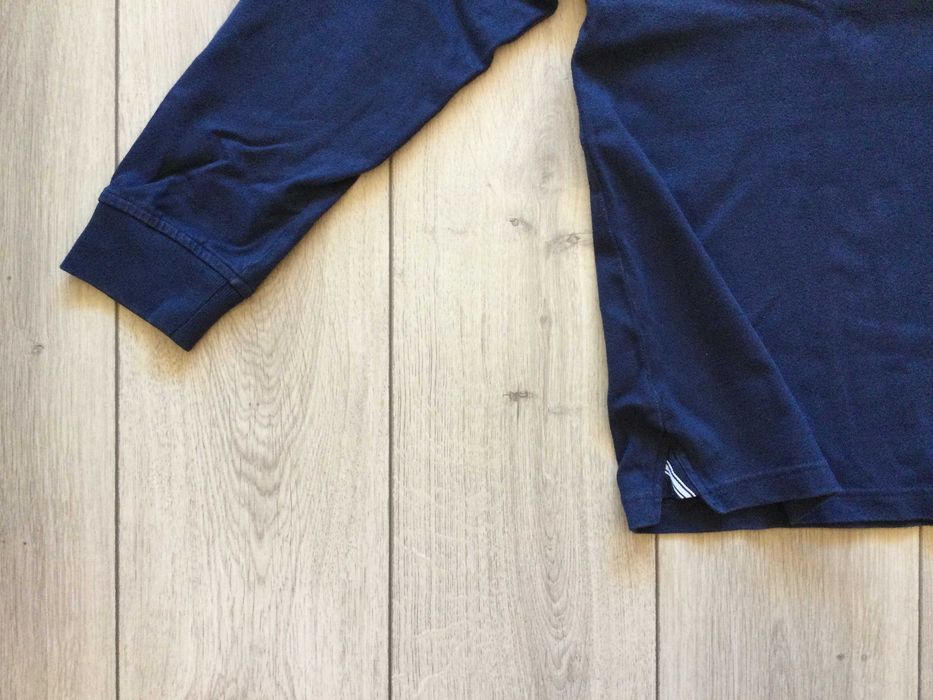 НОВА оригинална синя ръгби поло фланела блуза TOMMY HILFIGER размер L