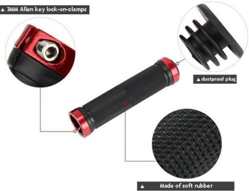 Mansoane caucuiuc ghidon bicicleta lock on ergonomice antiderapante
