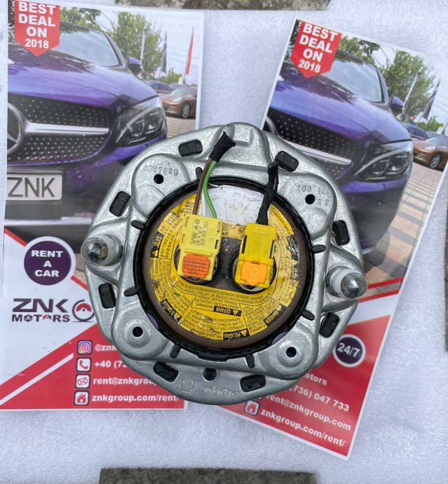 Porsche Cayenne Macan Panamera - airbag volan piele - ORICE CULOARE