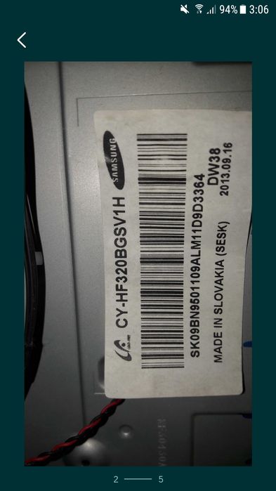 CY-HF320BGSV1H-din UE32F5000AE